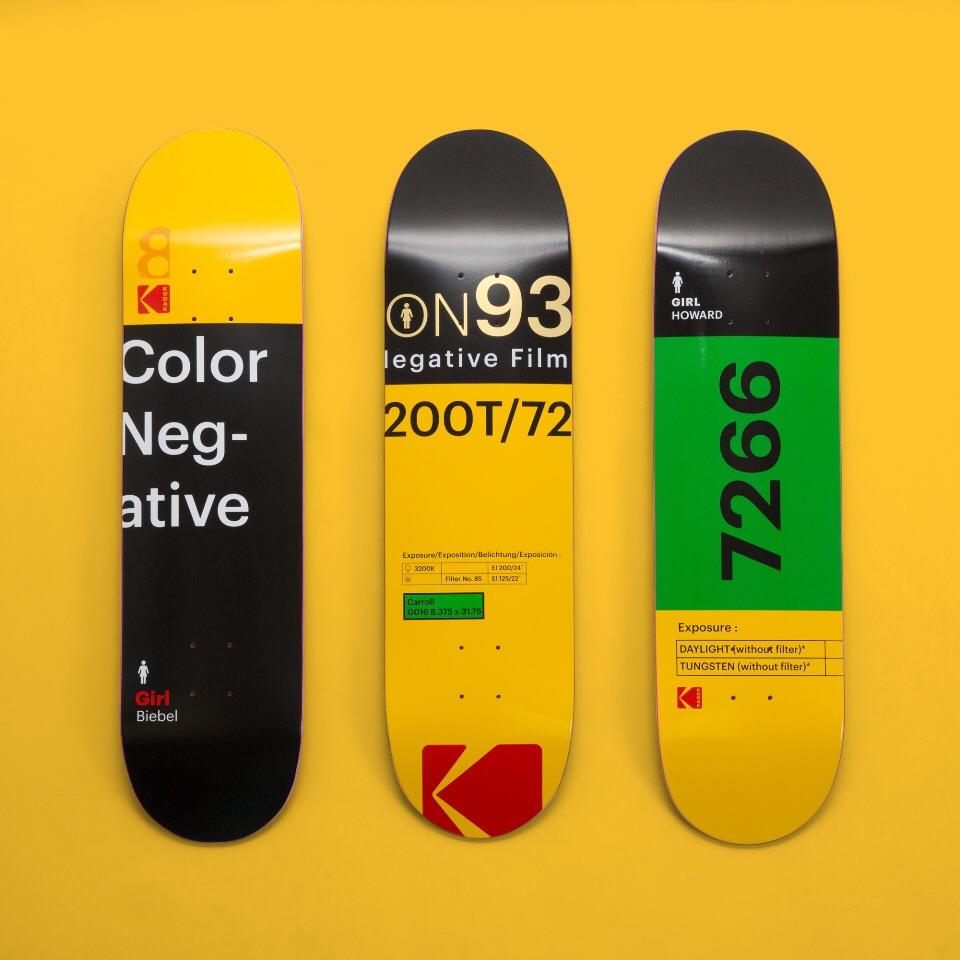 Girl Skateboards x kodak