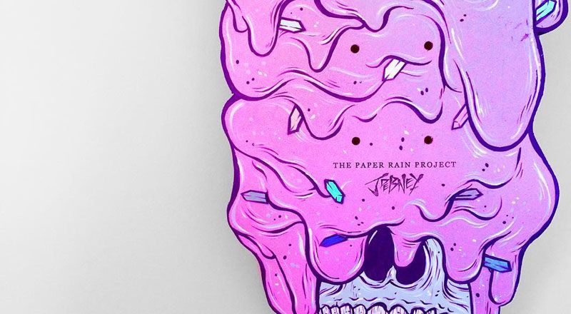 Soft Served Skate Deck by Jordan Debney