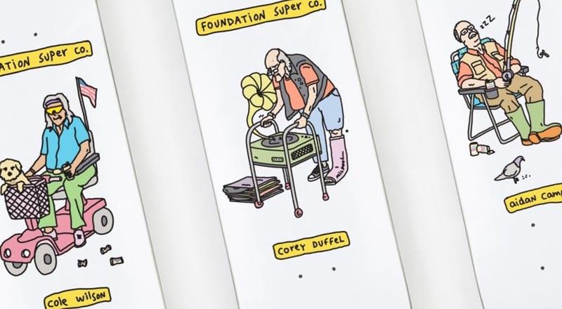 Senior Citizen by Brother Merle x Foundation Skateboards