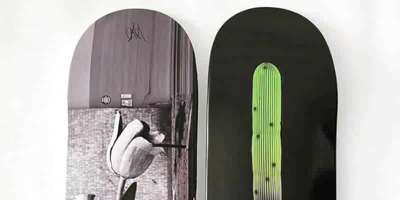 Skateboards for the Greed Strategy exhibition by Ludo