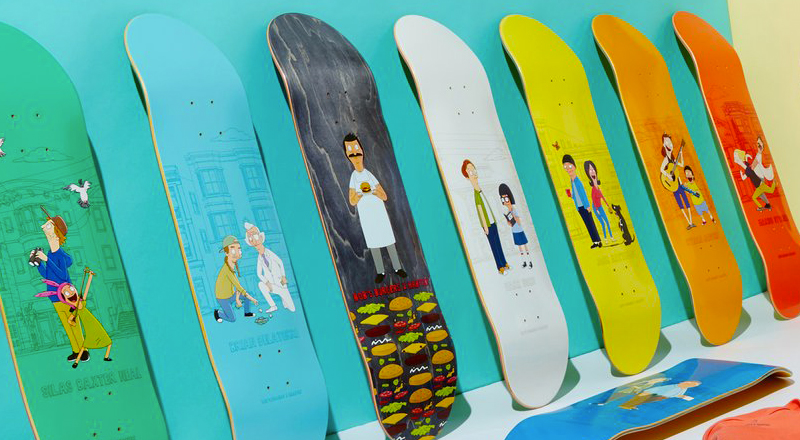 Bob’s Burgers x Habitat Skateboards