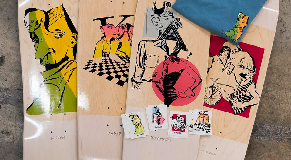 Mind Bends By Spanky Baker Skateboards