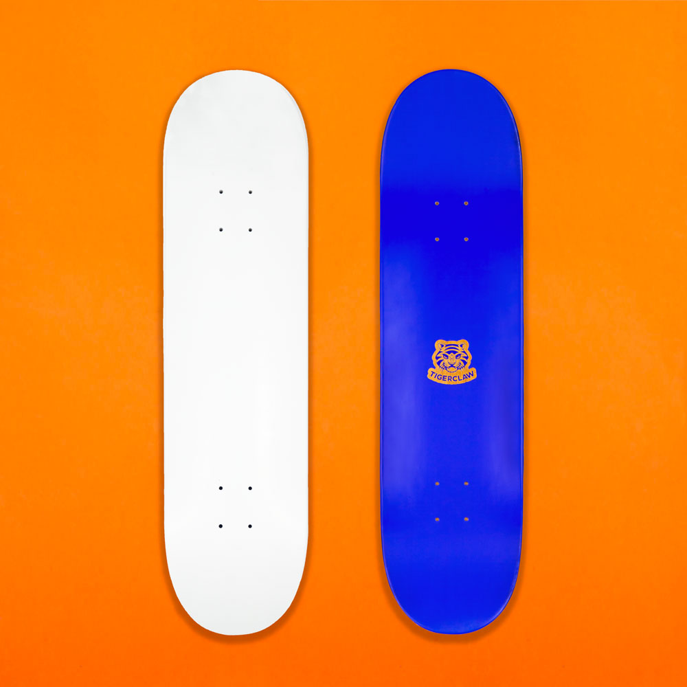 White Skateboard Par Tigerclaw Supplies 2