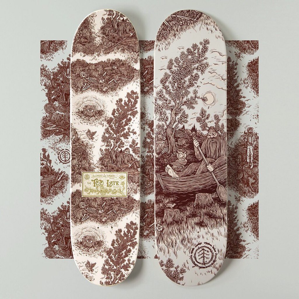 Too Late series by Timber x Element Skateboards The Daily Board