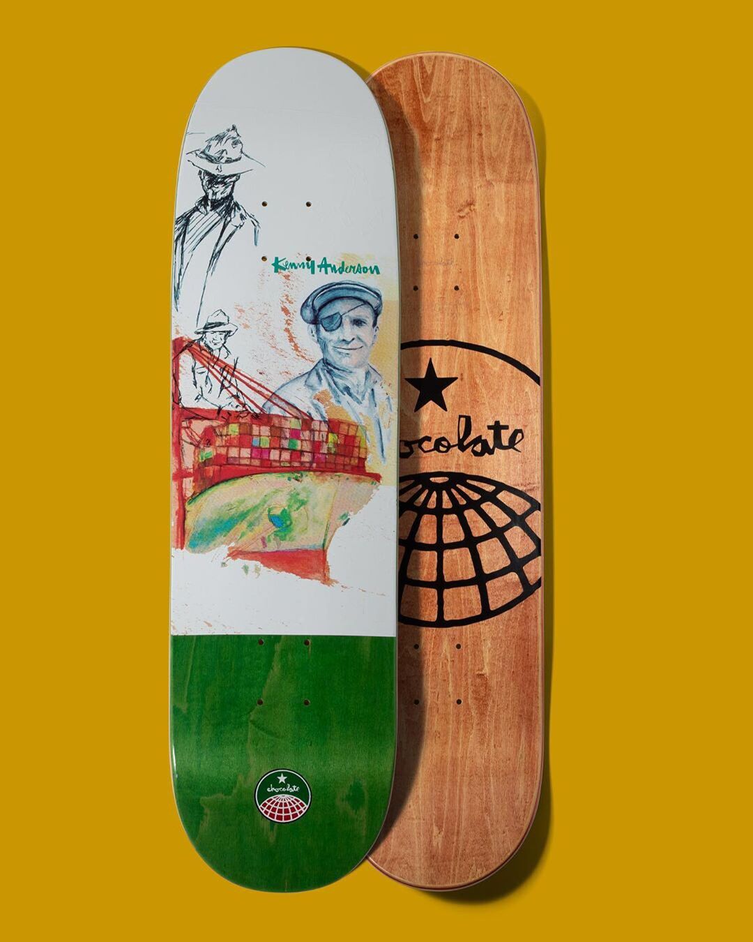 94 Stevedore Series Chocolate Skateboard 1