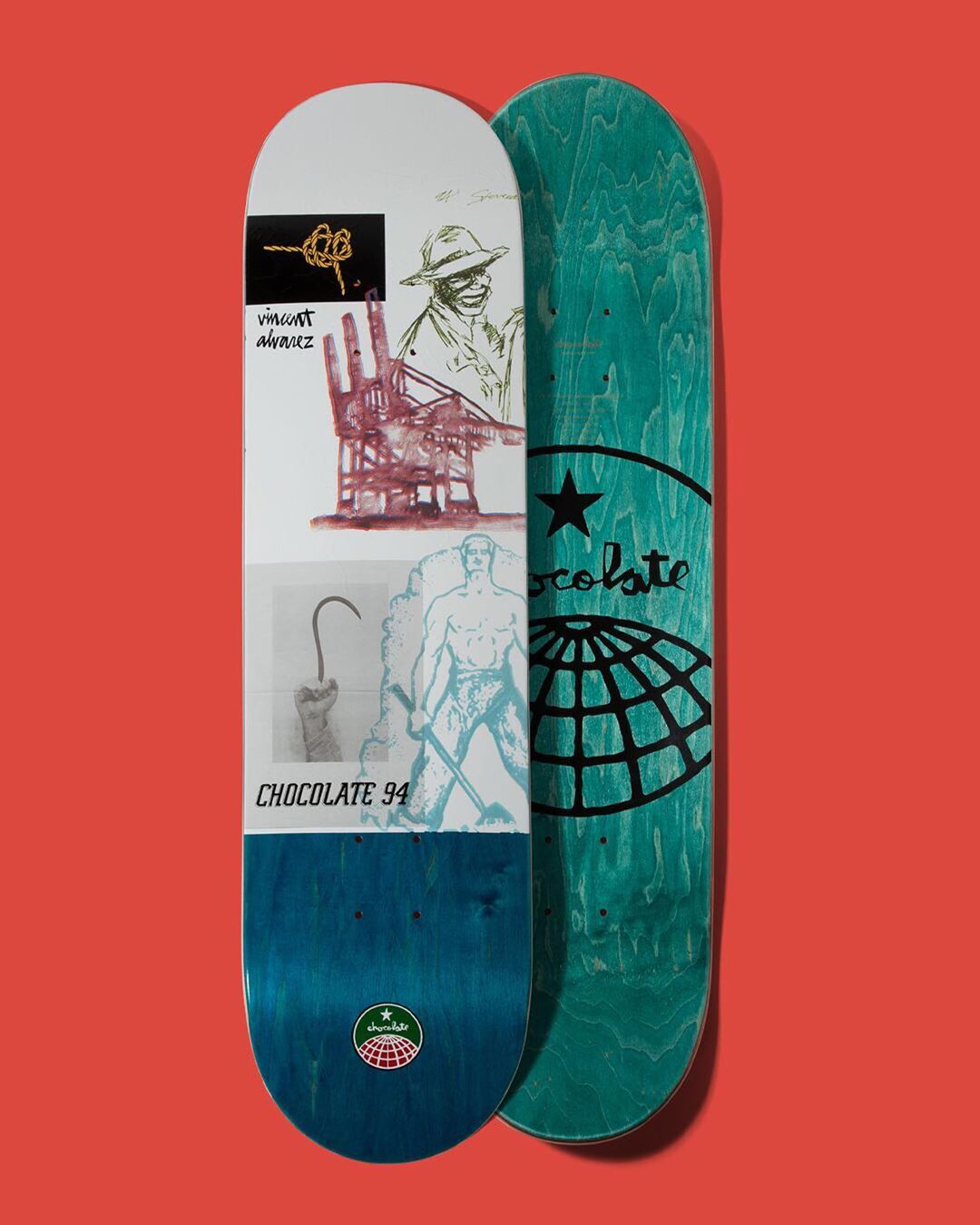 94 Stevedore Series Chocolate Skateboard 2