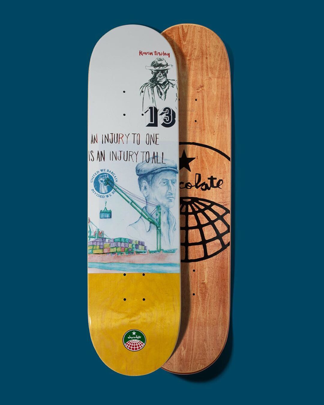 94 Stevedore Series Chocolate Skateboard 3