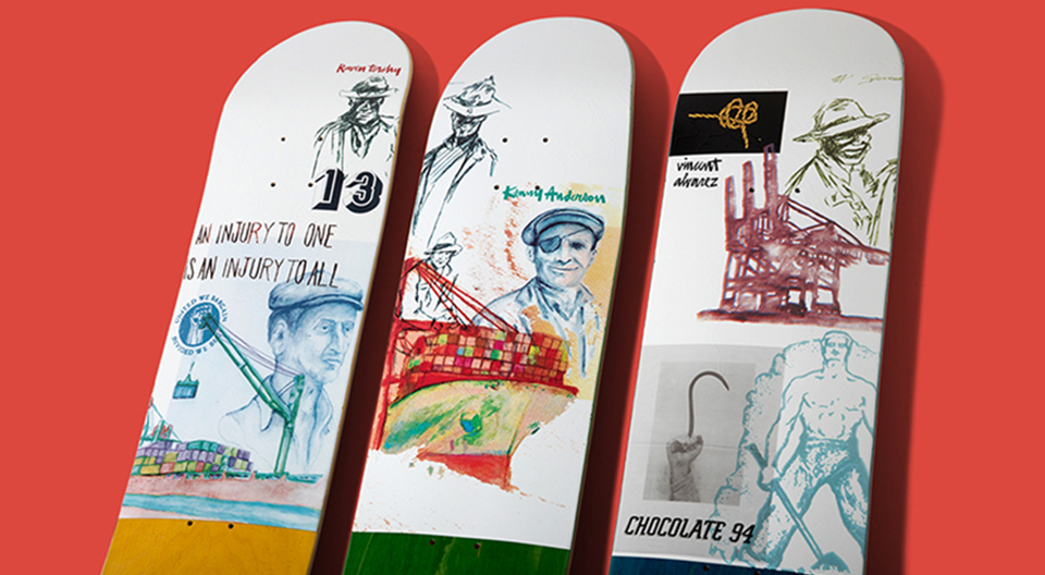 94 Stevedore Series Chocolate Skateboard 5