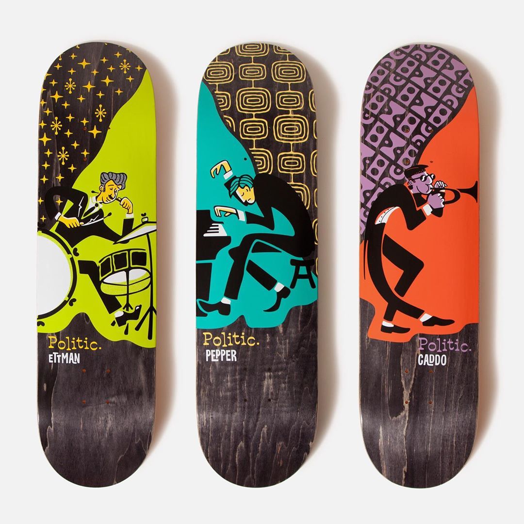 Jazz Series Politic Skateboards 1