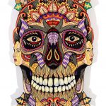 Skull XV Artwork By Julien Deniau