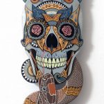 Snake Skull Medecine Artwork By Julien Deniau