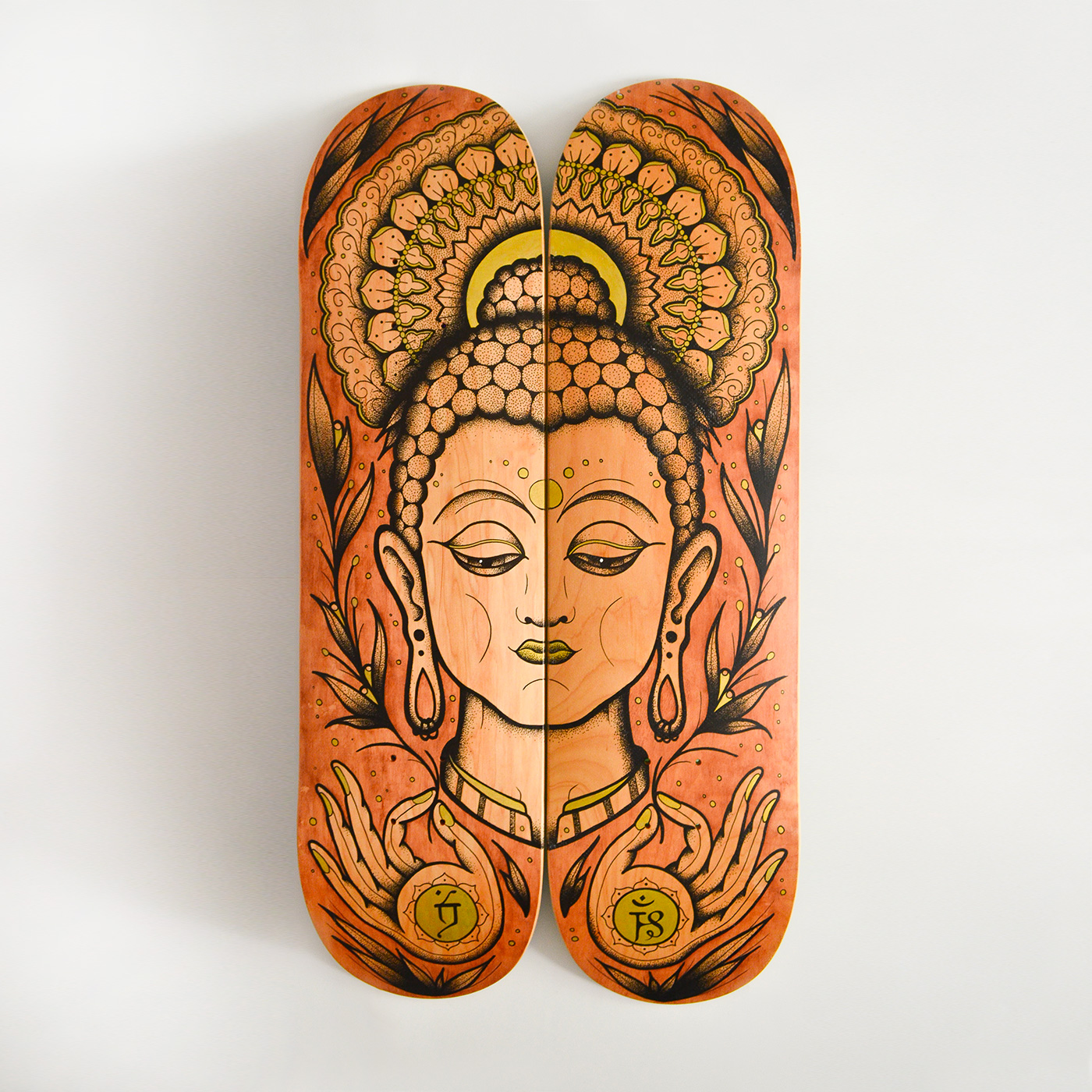 Bouddha Custom Skateboards By Subson Ink 1