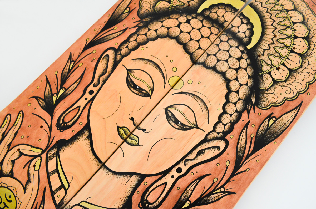 Bouddha Custom Skateboards By Subson Ink 5