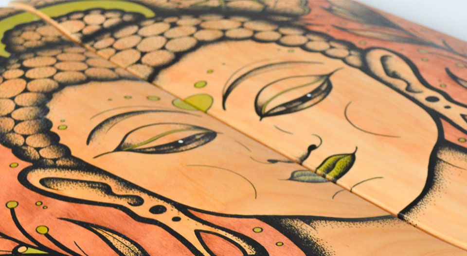 Bouddha Custom Skateboards By Subson Ink