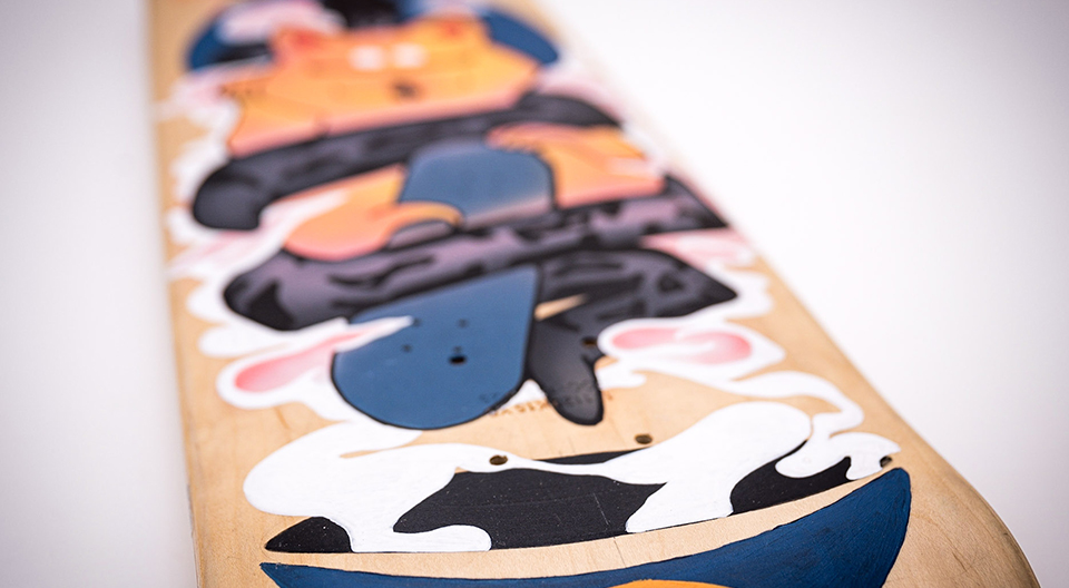 Custom Skateboard Par Bambi 1