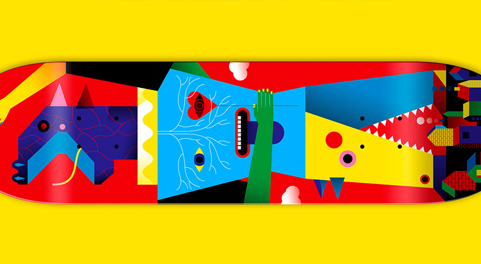 Gigantic board by Camilla Falsini x Bonobolabo