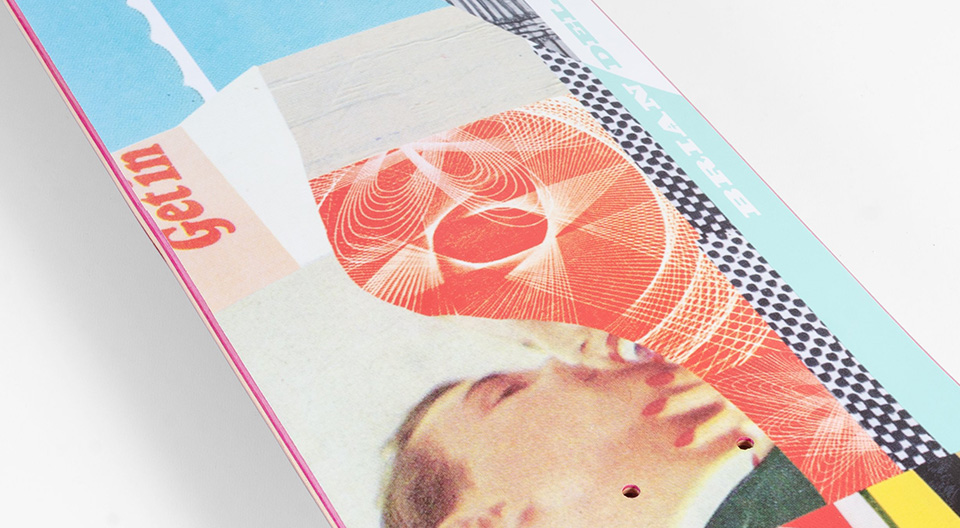 Collage series by Johanna Goodman x Habitat Skateboards