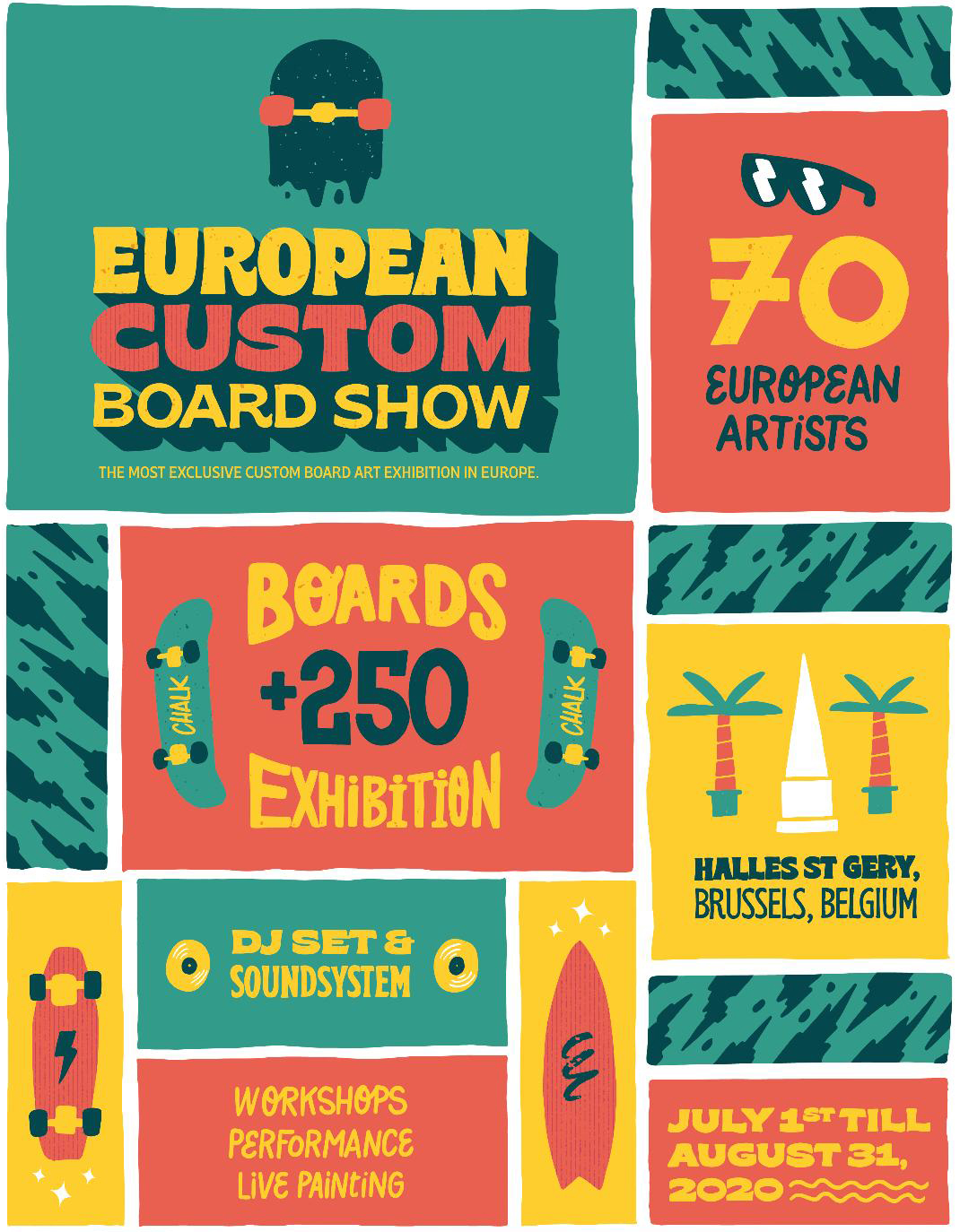 Affiche European Custom Board Exposition