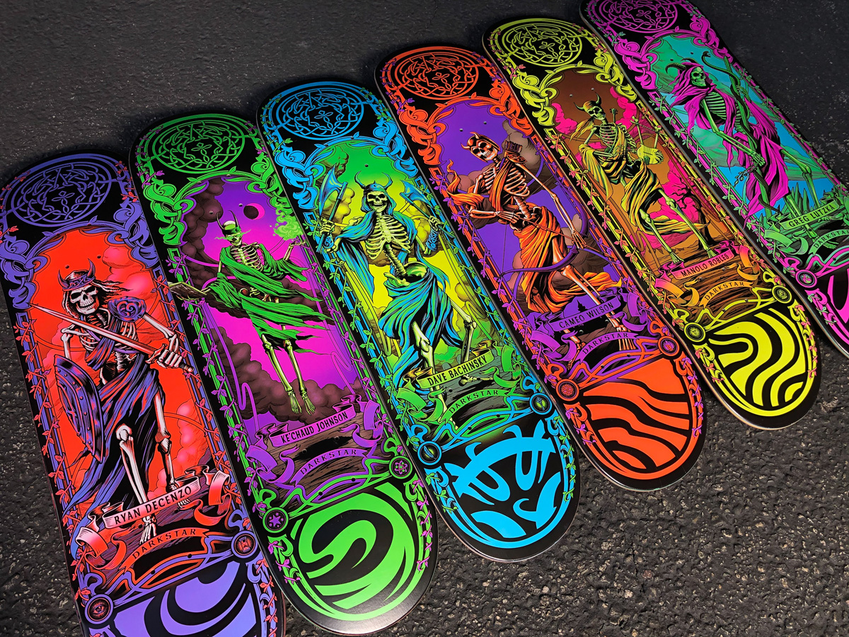 Celtic Neon Pro Series Par Darkstar Skateboards 17