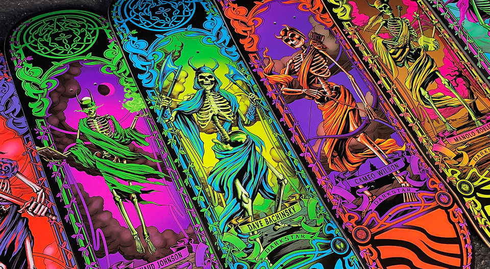 Celtic Neon pro series by Darkstar Skateboards