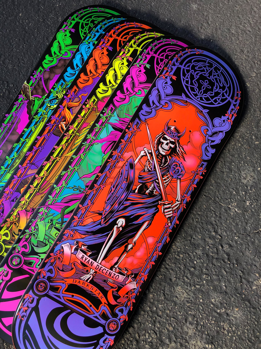 Celtic Neon Pro Series Par Darkstar Skateboards 25