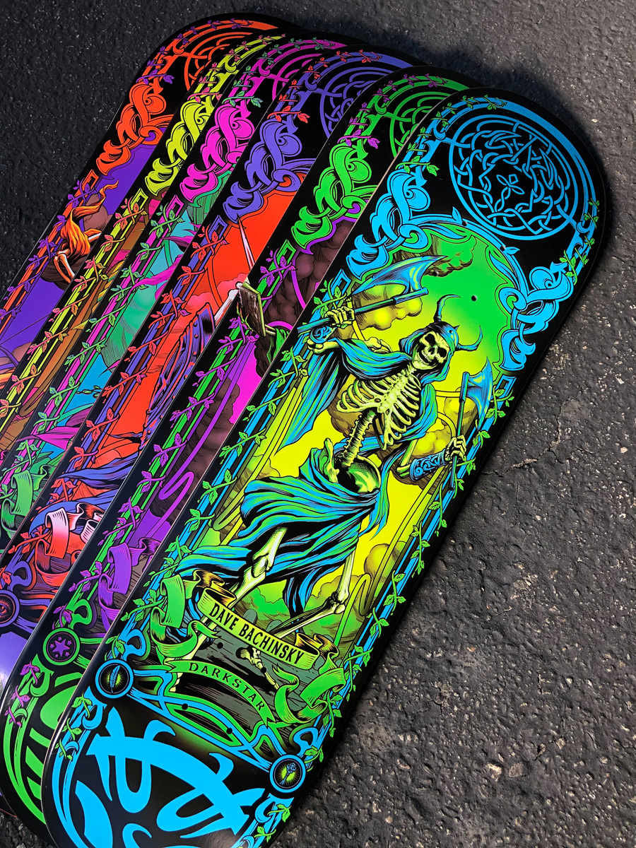 Celtic Neon Pro Series Par Darkstar Skateboards 27