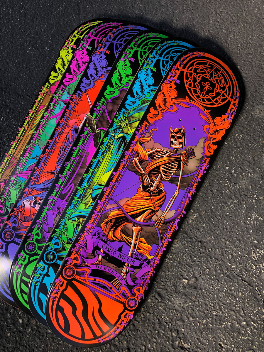 Celtic Neon Pro Series Par Darkstar Skateboards 28