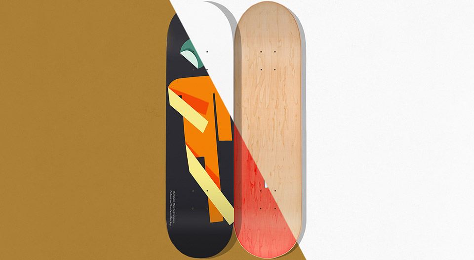 Suketo Skateboard Deck Mockup