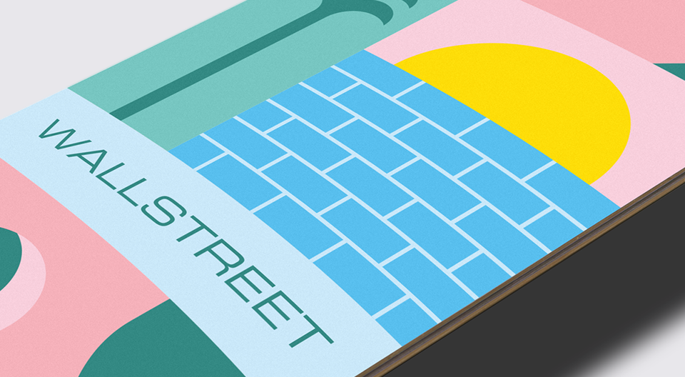 Thomas Lateur skateboard for Wallstreet Skateshop