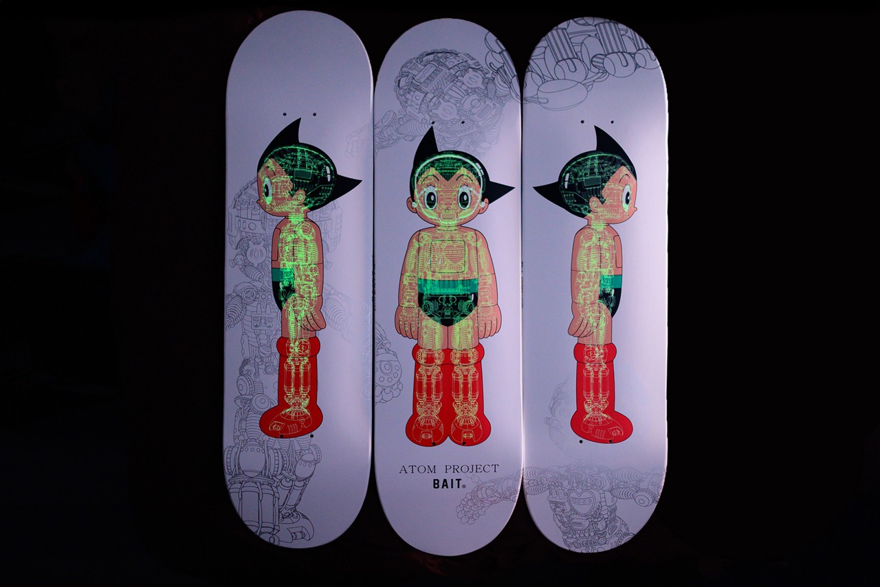 Bait Astro Boy Atom Project Glow In The Dark Skateboard 9
