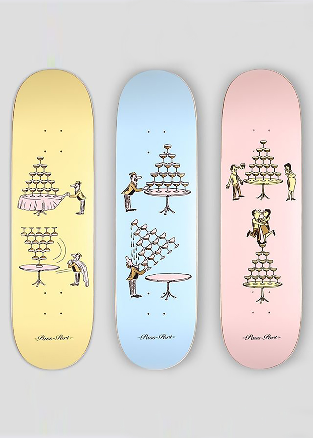 Champagne Series By Pass Port Skateboards 2