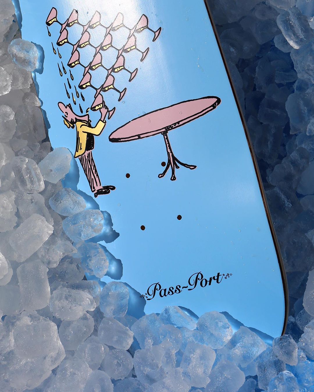 Champagne Series By Pass Port Skateboards 3