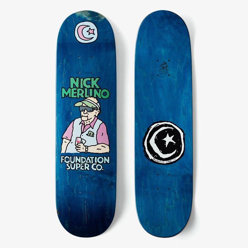 Old Guys Series By Brother Merle X Foundation Skateboards 2