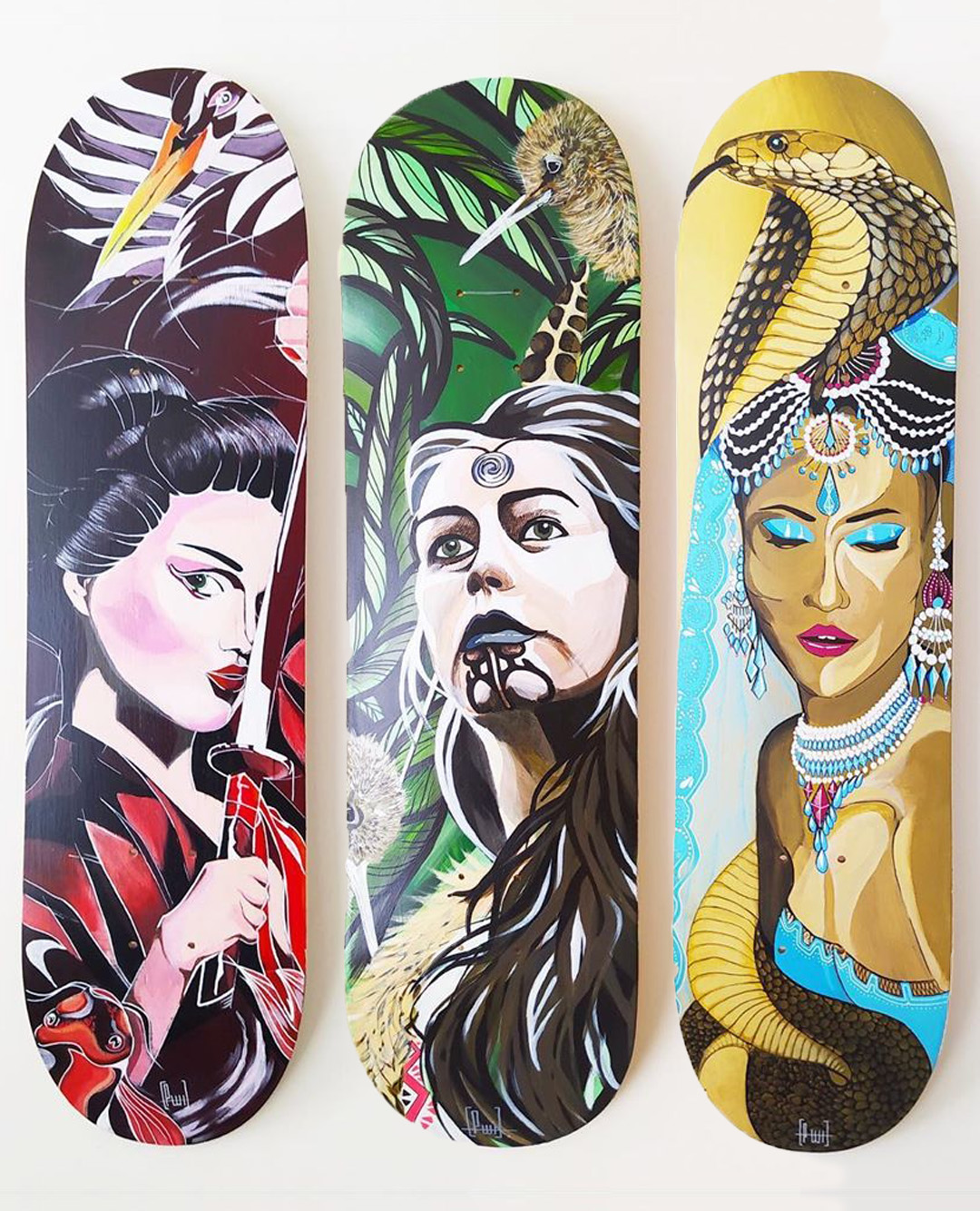 Custom Skateboards Par Piwi Pour L European Custom Board Show 11