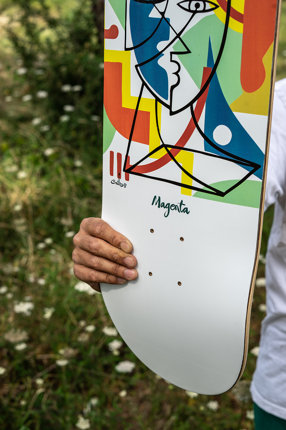 Guest Artist Board By Nils Inne X Magenta Skateboards 2
