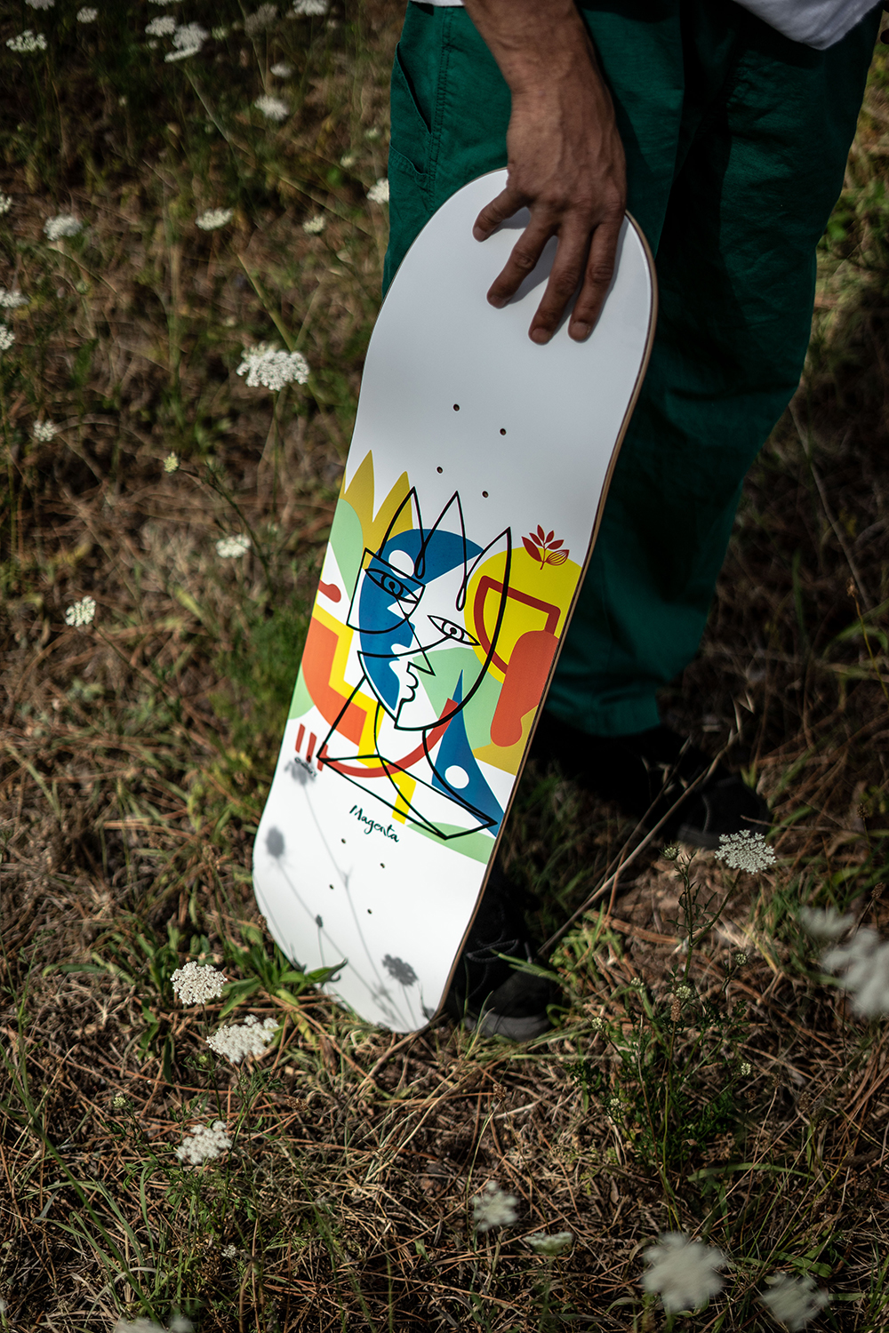 Guest Artist Board By Nils Inne X Magenta Skateboards 3