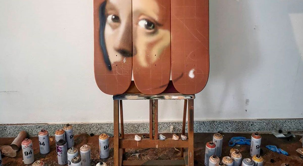 La Ragazza Con L Orecchino Di Perla Trittico Skateboards By Andrea Ravo Mattoni X Bonobolabo 6