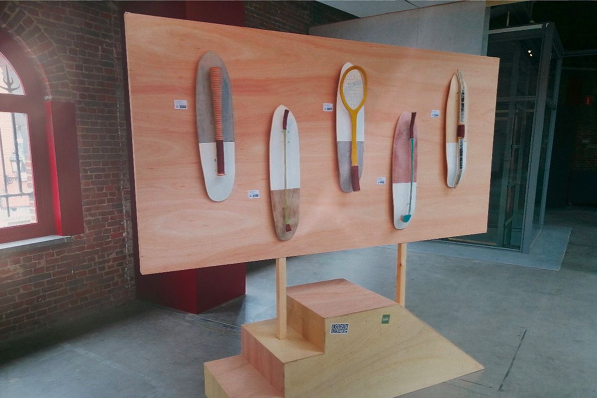 Olympic Street Sports skateboards par Thibaut Lamarque pour l&rsquo;European Custom Board Show