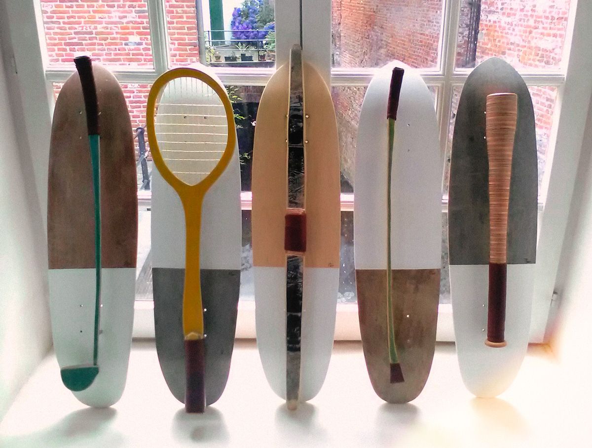 Olympic Street Sports Skateboards Par Thibaut Lamarque Pour L European Custom Board Show