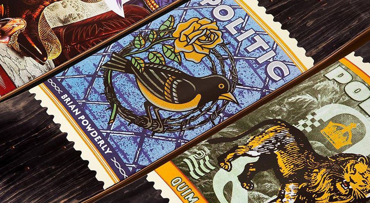 Stamp Series By Politic Skateboards
