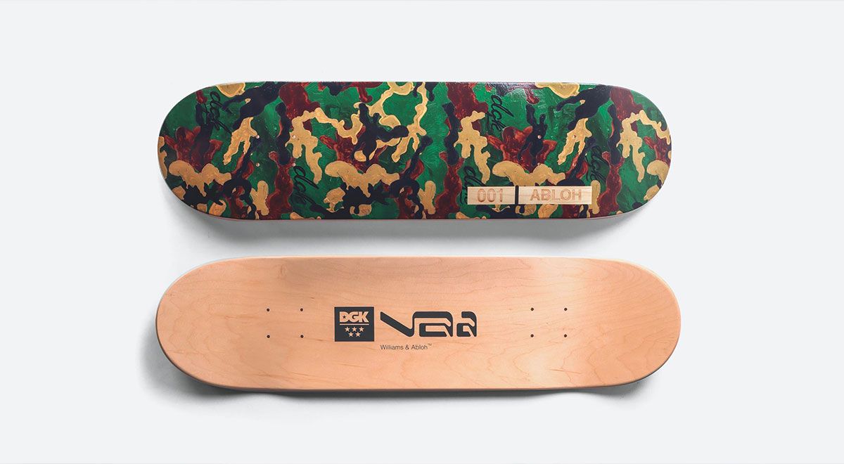 Williams x Abloh skateboard by Virgil Abloh x DGK - The Daily Board