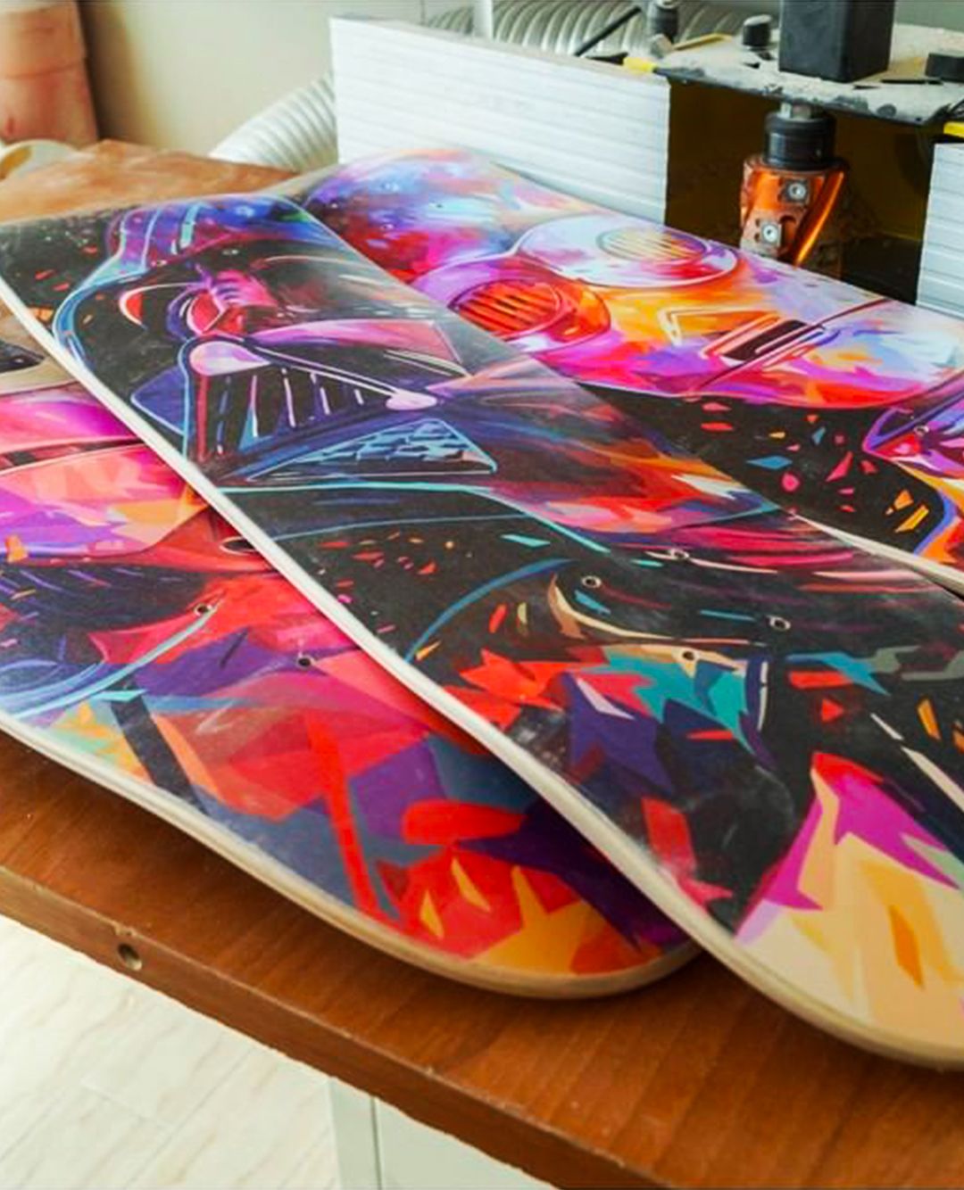 Droid Father Soldier Skateboards By Kaneda X Bonobolabo 5