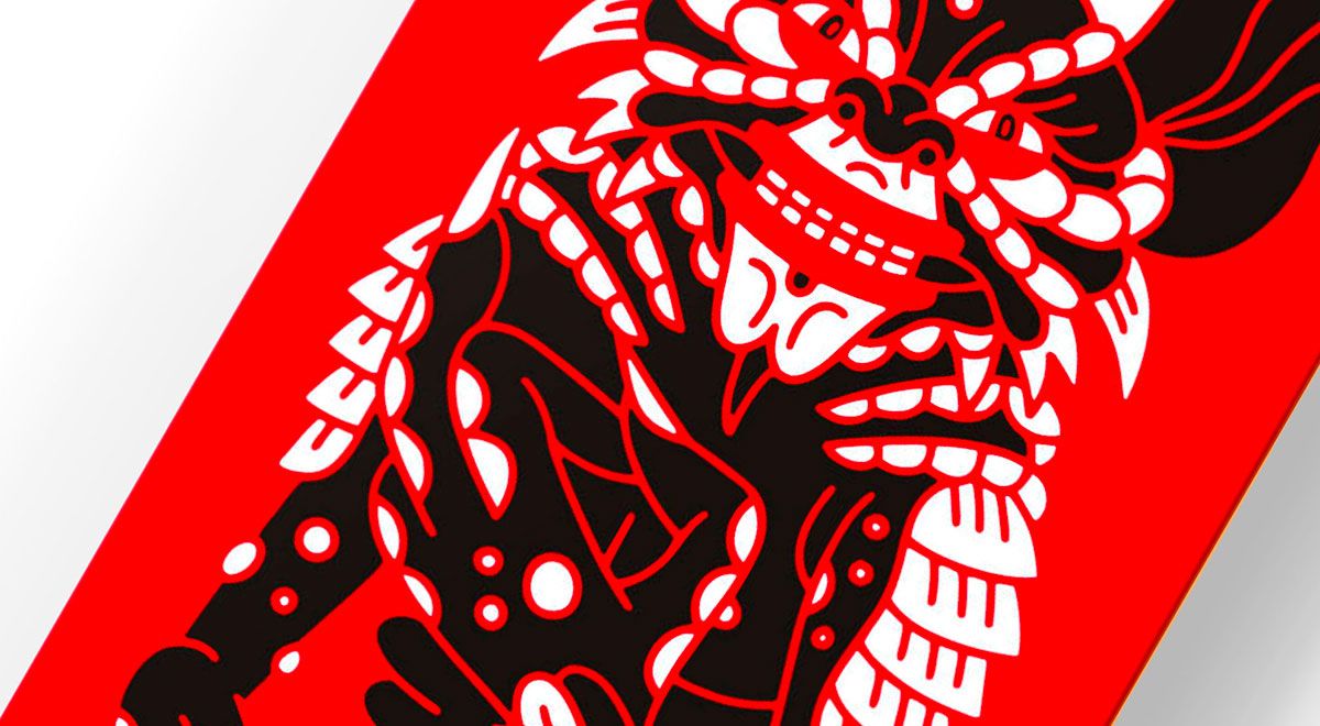 Gremlins skateboard by Hellsandro x Bonobolabo