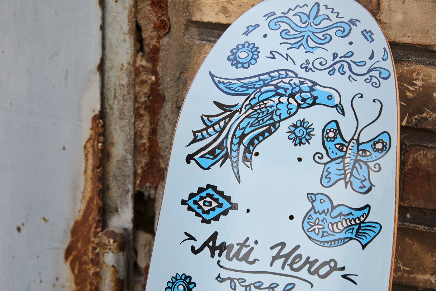 Muerte Supermo And Viva Decks Par Thorsten Schmidt X Anti Hero Skateboards 1