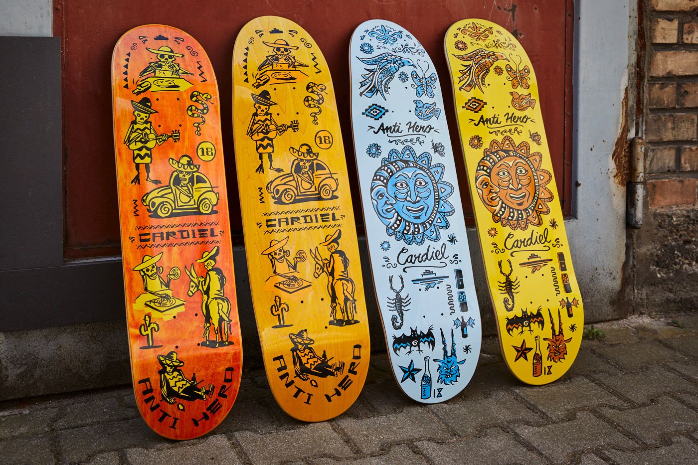 Muerte Supermo And Viva Decks Par Thorsten Schmidt X Anti Hero Skateboards 3