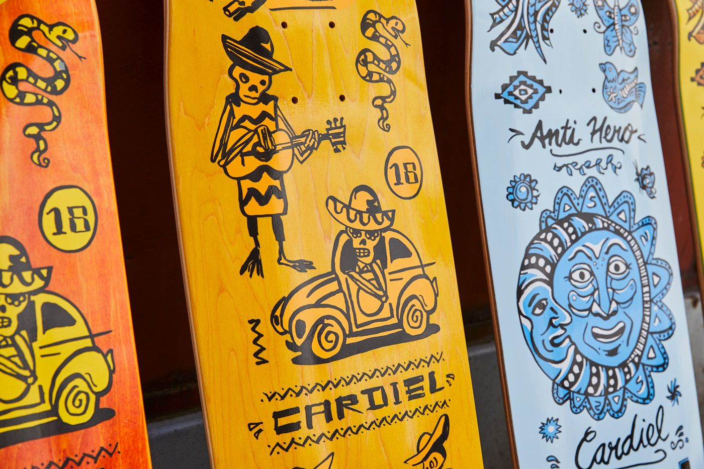 Muerte Supermo And Viva Decks Par Thorsten Schmidt X Anti Hero Skateboards 14