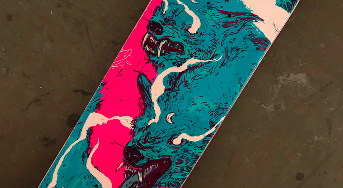 Wolf Pack Deck By Miguel Nogueira Wanderlust Boards 6