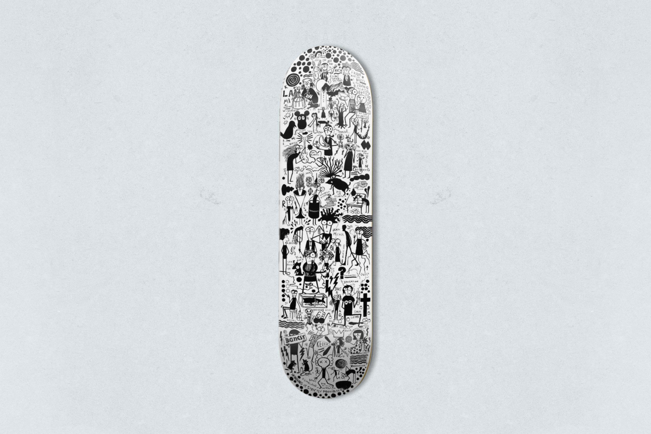 Dead Artist Walking Skateboard By Fausto Gilberti X Bonobolabo 2