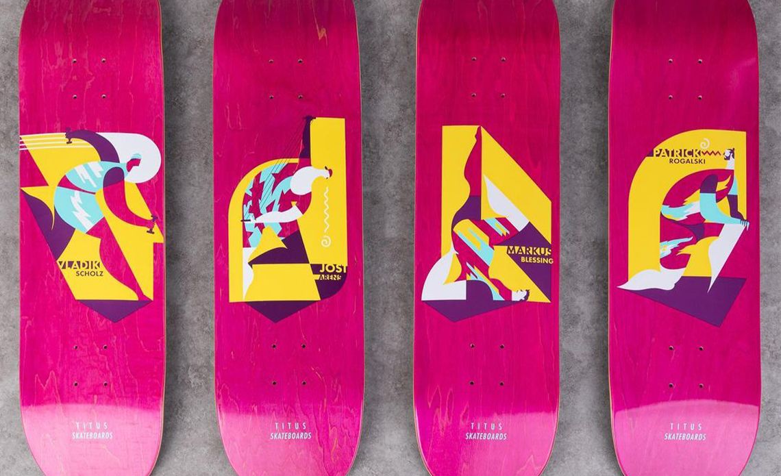 Aerobic series by Fzchiedrich x Titus Skateboards