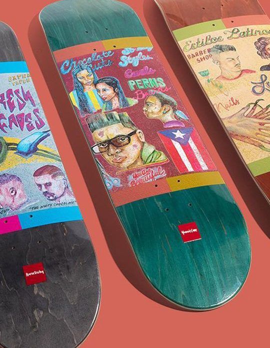 ショッピング最安 Chocolate skateboards 大型バナー 非売品 | www